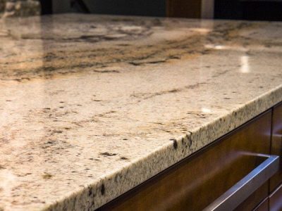 A stylish kitchen countertop